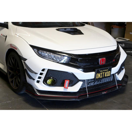 APR Honda FK8 Civic Type R Front Bumper Canards 2017-2021