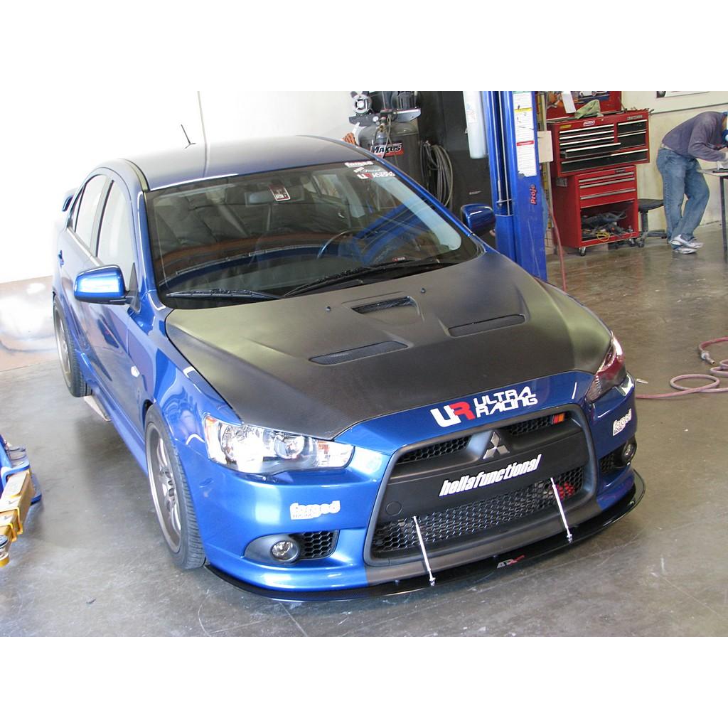 APR Mitsubishi Lancer Ralliart Front Wind Splitter 2009-Onwards
