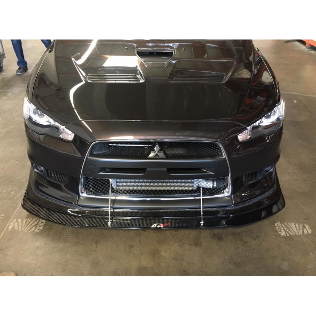 APR Mitsubishi Evolution X With APR Lip Front Wind Splitter 2008-2016