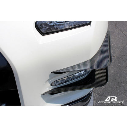 APR Nissan GTR R35 Front Bumper Canards 2012-2016