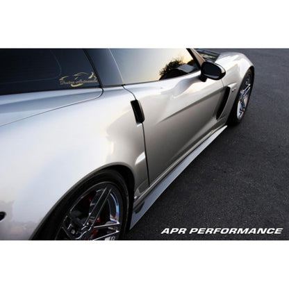 APR Chevrolet Corvette C6 Z06 Side Rocker Extensions/ Side Skirt 2006-2013 (Fits Z06 and Grand Sport)