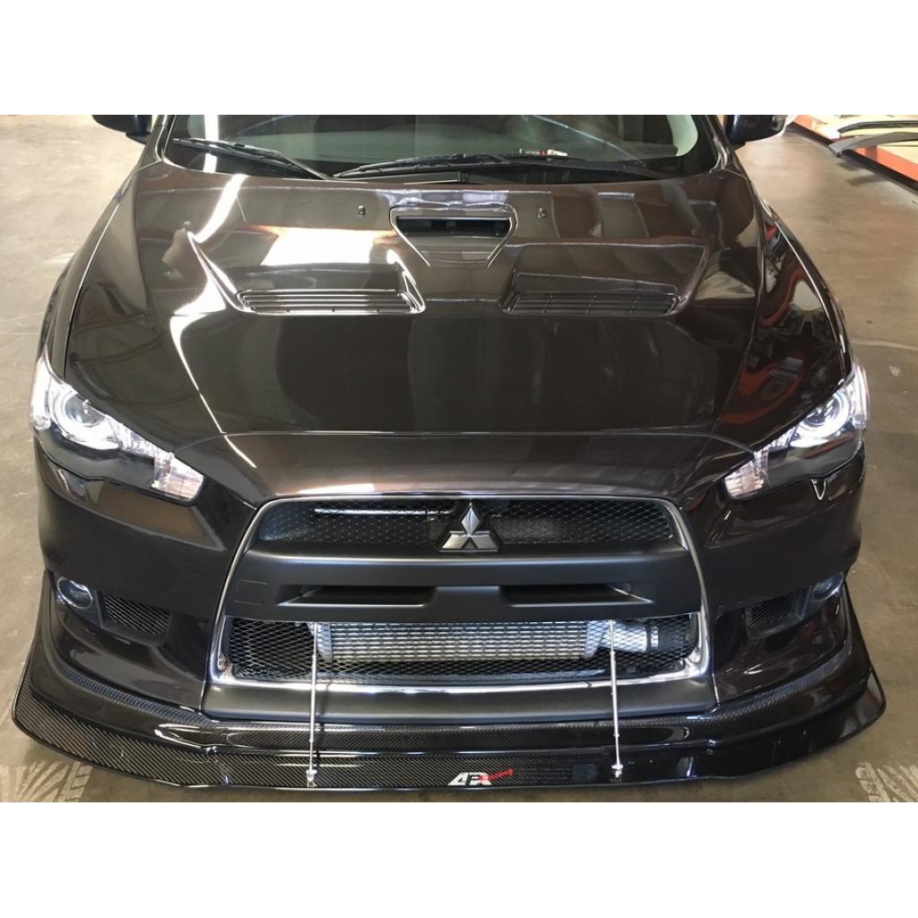 APR Mitsubishi Evolution X With APR Lip Front Wind Splitter 2008-2016