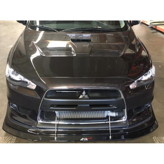 APR Mitsubishi Evolution X With APR Lip Front Wind Splitter 2008-2016