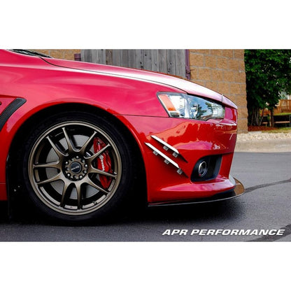 APR Mitsubishi Evolution X Stock Bumper Front Wind Splitter 2008-2016