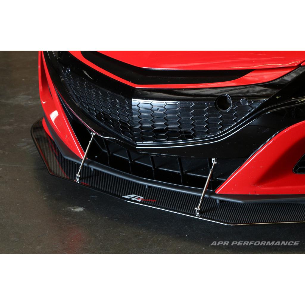 APR Acura NSX Stock Bumper Front Wind Splitter 2016-2022