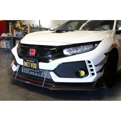 APR Honda FK8 Civic Type R Front Bumper Canards 2017-2021