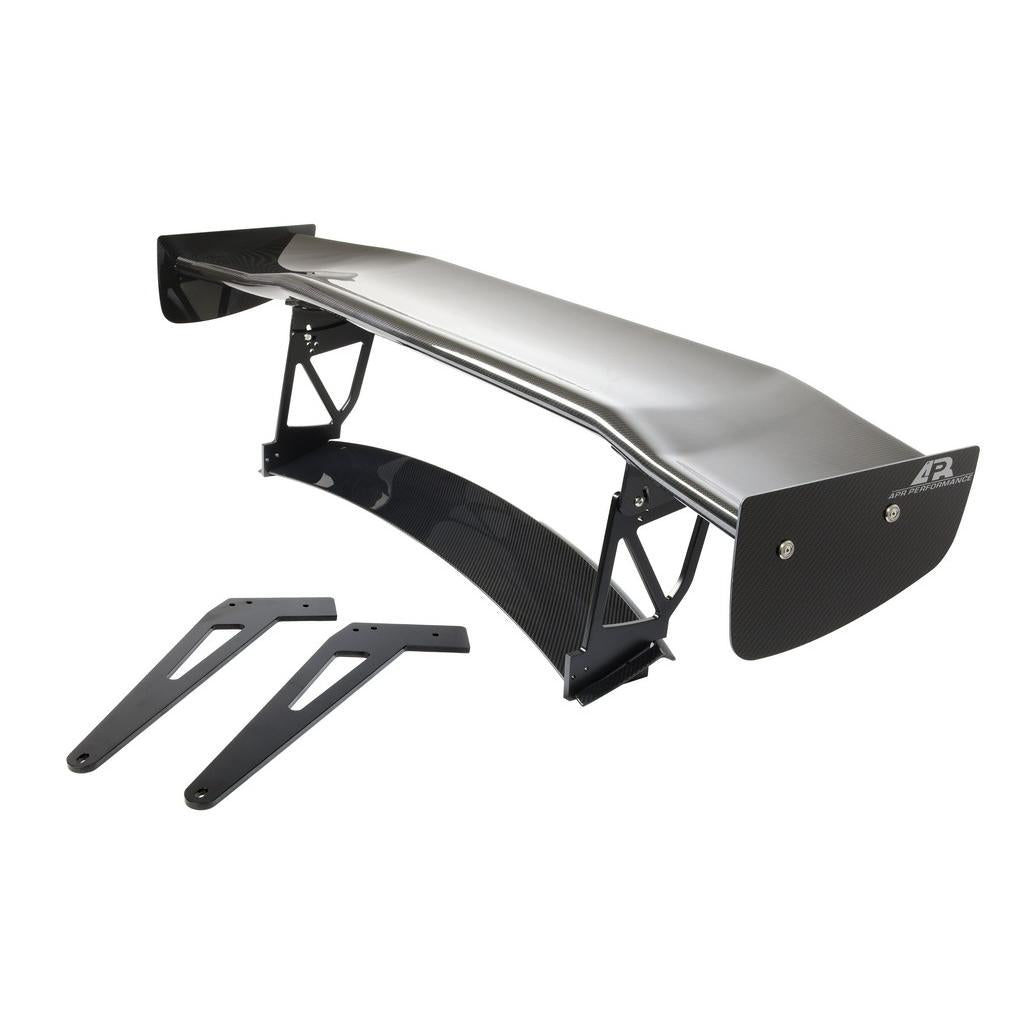 APR Audi R8 GTC-500 Adjustable Wing, With Carbon Fiber Active Spoiler Panel Replacement 2016-2022