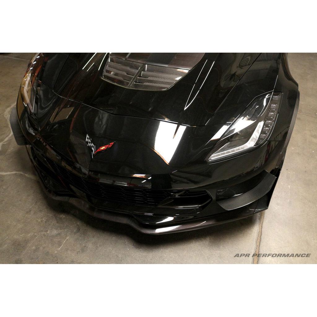 APR Chevrolet Corvette C7 / C7 Z06 Front Bumper Race Canards 2014-2019