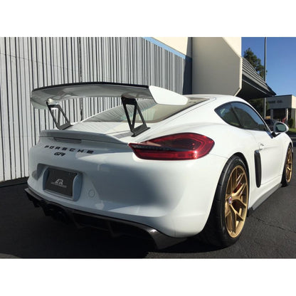 APR Porsche 981 Cayman GT4 Factory Wing Extension kit 2015-2016