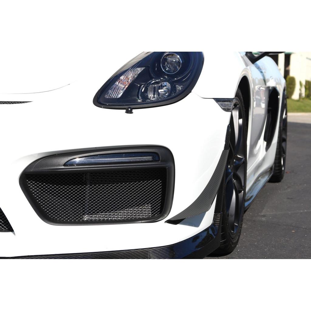 APR Porsche 981 Cayman GT4 Front Bumper Canards 2015-2016