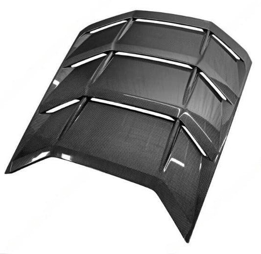 Fabspeed Carbon Fiber Rear Louvered Engine Lid Cover - Lamborghini Huracan LP-610 (FS-CF-LAM-HULH)