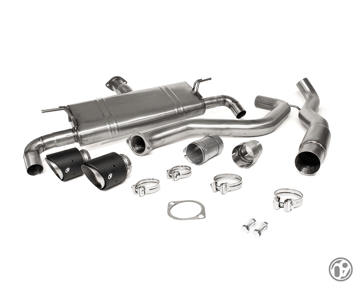 09D GPF-Back Exhaust System Carbon Tail Pipes [Focus ST Mk4/4.5] (FEN041AA)