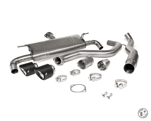 09D GPF-Back Exhaust System Carbon Tail Pipes [Focus ST Mk4/4.5] (FEN041AA)