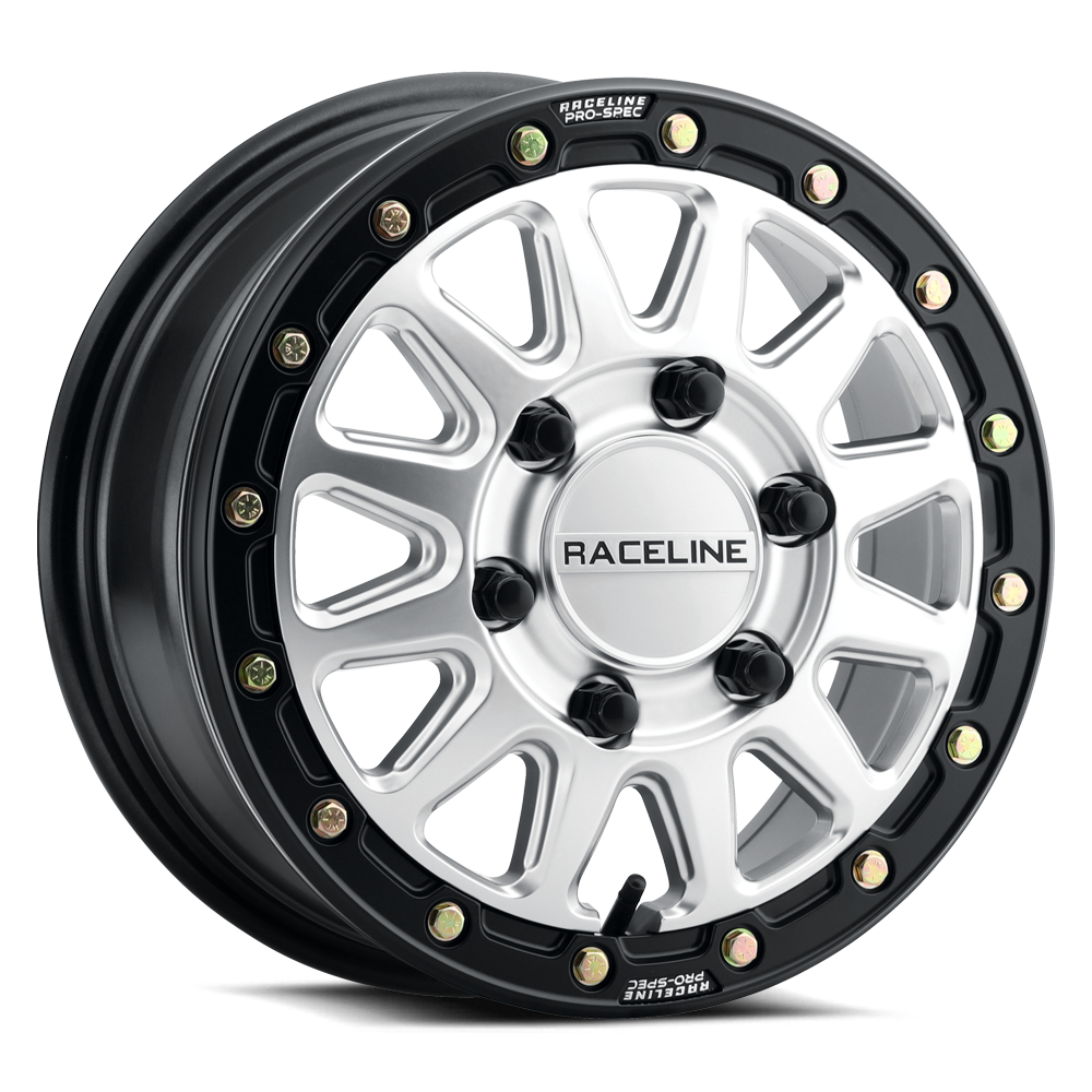 Raceline Wheel (A14SB-Alpha) Hyper Silver / Black Finish
