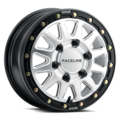 Raceline Wheel (A14SB-Alpha) Hyper Silver / Black Finish
