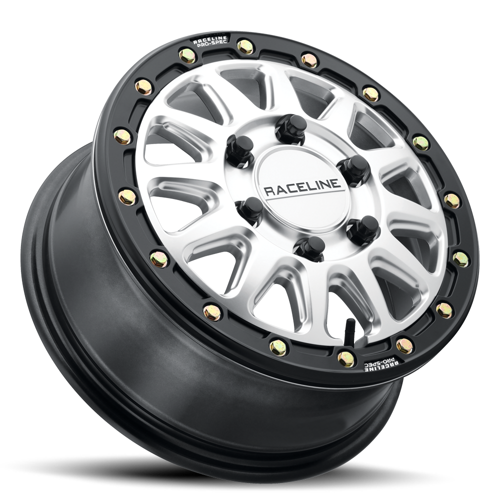 Raceline Wheel (A14SB-Alpha) Hyper Silver / Black Finish