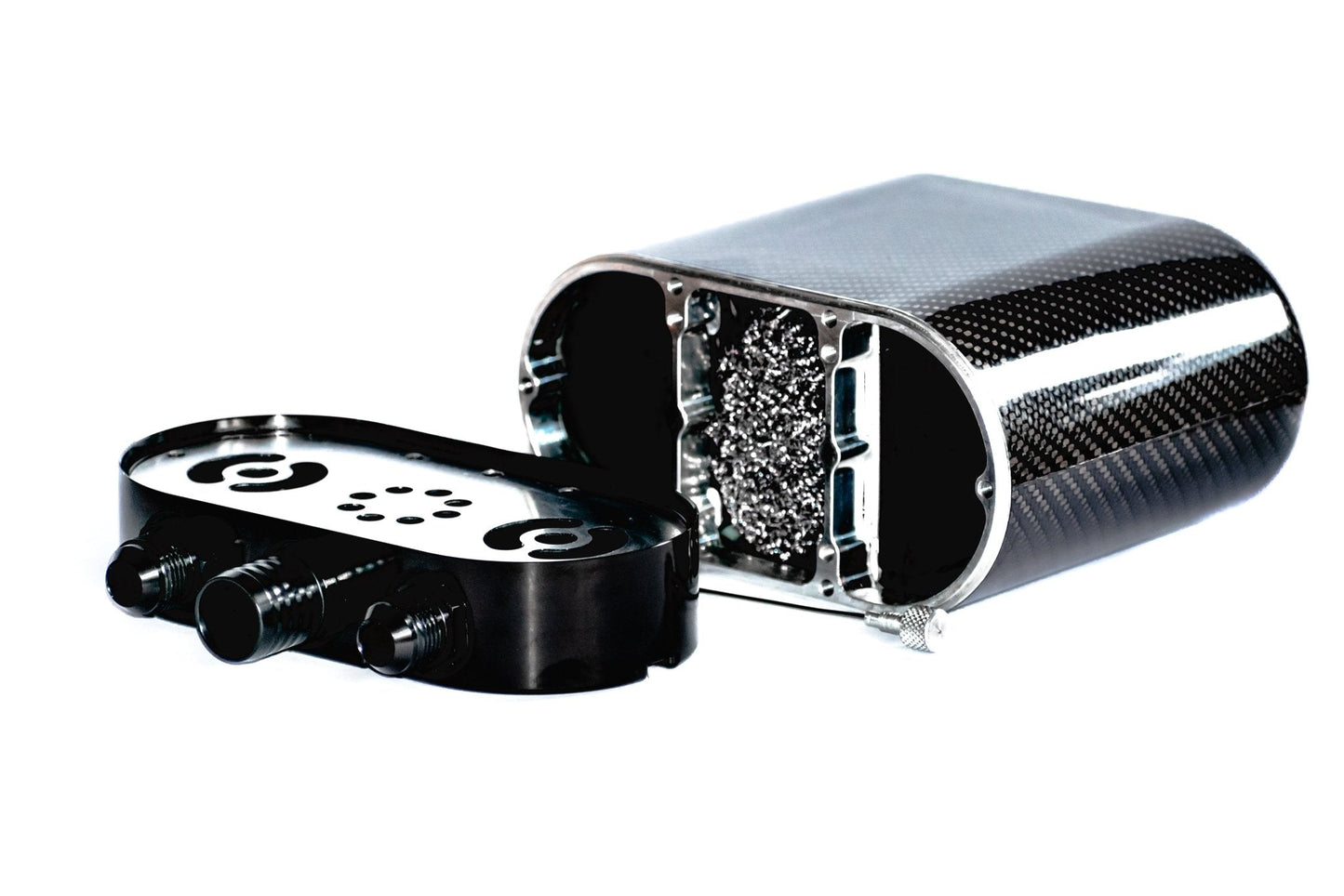 RTMG Universal Carbon Fiber Oil Catch Can - Small